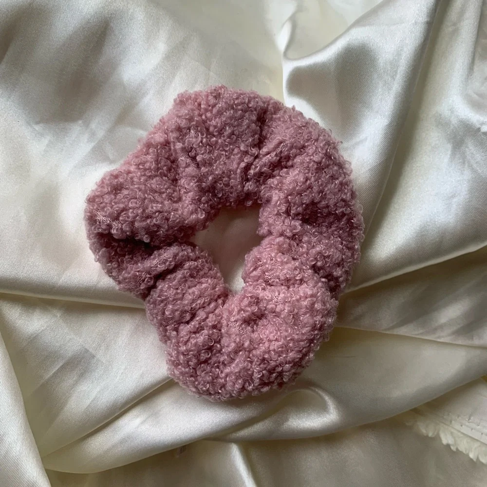 Teddy Sweaterlike Scrunchies